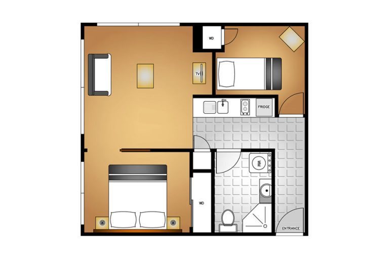 Two Bedroom Floorplan